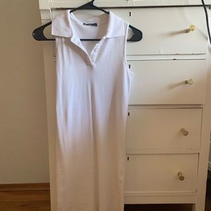 white brandy tennis dress